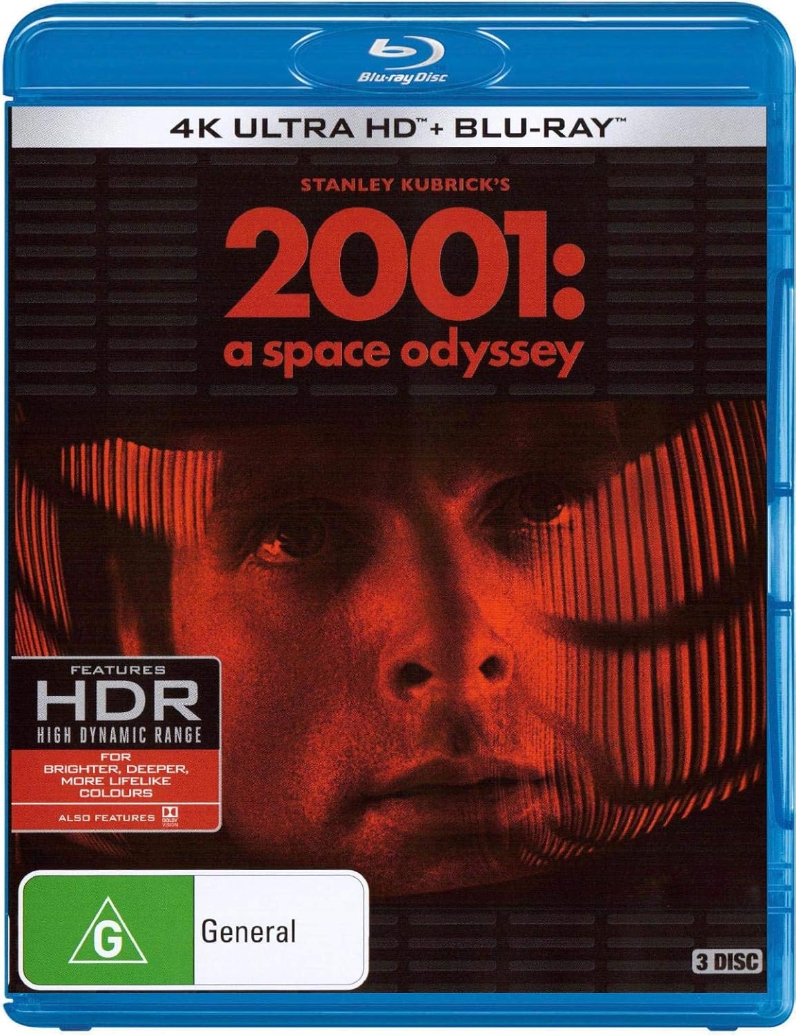 Amazon Com 2001 A Space Odyssey 4k Uhd Blu Ray Non Usa Format Region B Import Australia Keir Dullea Gary Lockwood William Sylvester Daniel Richter Stanley Kubrick Movies Tv