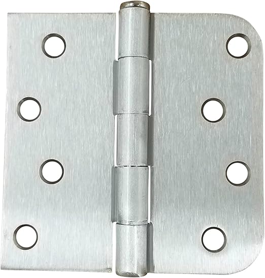 4 Inch Exterior Door Hinges with 5/8 Inch Radius Square