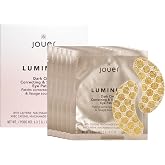 Jouer Luminize Under Eye Patches with Caffeine &amp; Hyaluronic Acid, 6 Pack | Hydrating Under Eye Masks for Dark Circles &amp; Puffiness, Smoothing Serum with Niacinamide for Fine Lines, Fragrance-Free