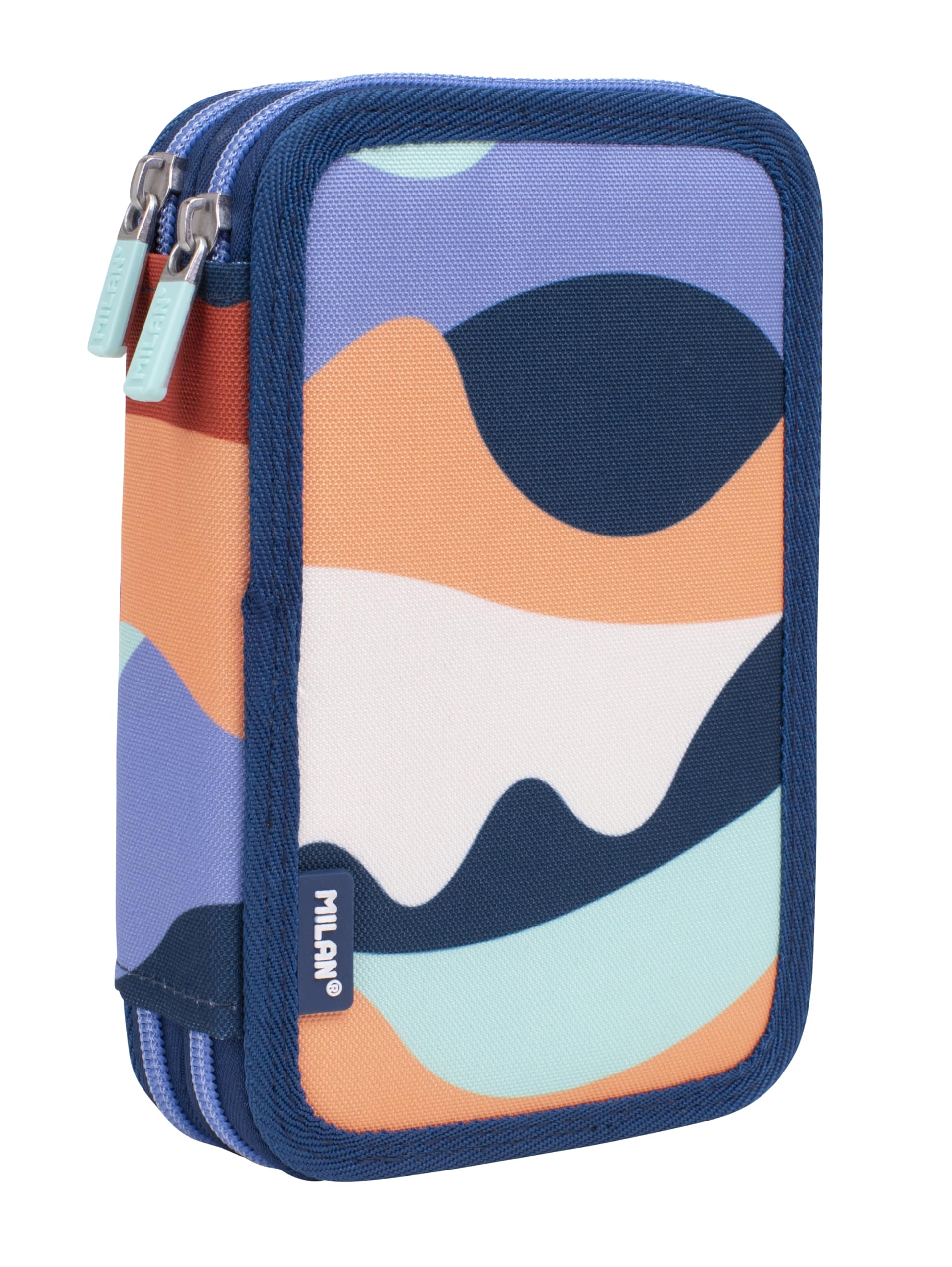 MILAN® The Fun Series 2 Tier Pencil Case, Blue