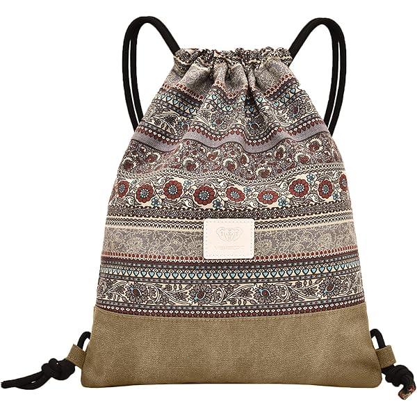 Amazon.com | Needzo Mini Baja Drawstring Backpack, Woven Mexican