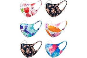 CBC Crown 6 Pack Unisex Children Dust Protection, Breathable, Washable and Reusable Face Masks, Boys & Girls (6 PACK, SET XXIX)