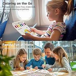 Shuttle Art Paint with Water Coloring Book for