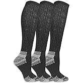 Dr. Scholl's womens Blister Defense Knee High Socks - 2 & 3 Pair Packs - Moisture Wicking & Non-binding Cushioned Comfort