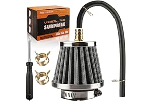 RETEPIF 35mm (1-3/8") Air Filter for Taotao Coolster 110cc 125cc 70cc 50cc 90cc 150ccBaja Sunl Apollo SSR ATV ATV Quad Dirt Bike Pit Bike Dune Buggy 4 Wheeler Go Kart Pit Dirt Bike Parts