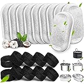 Cat Water Fountain Filters, 20Pack Cat Fountain Replacement Filters for Stainless Steel 108oz/3.2L& 67oz/2L adjustable Water Flow Pet Water Fountain,Dog Water Fountain Filters（10 Filters& 10 Sponges)