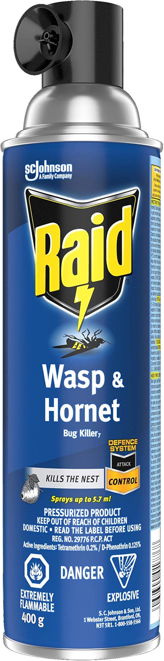 Raid Wasp & Killer, 400g Amazon.ca Health & Personal Care