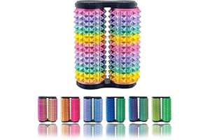 DEIVIKO 1PCS Little Ouchies Pain Fidget, 3D Printed Roller Handheld Fidget Toy, Pain Stim Fidget Sensory Toys for Anxiety Relief, Spiky Grippie Stim Anxiety Relief Items, Office Workers Gifts for Adults Teens