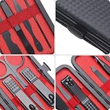URAQT 7 Pcs Nail Clippers Set with Leather Case Manicure Pedicure Kit view 3