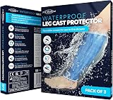 JFA Medical Waterproof Shower Leg Cast Covers - Box of 3, Half Leg view 1