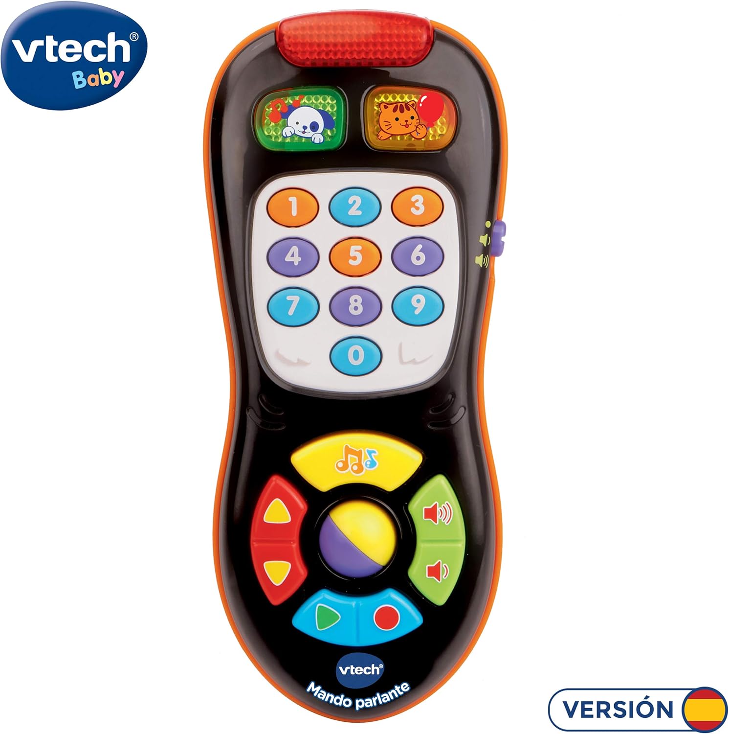 VTech- Mando parlante Enseña Las Formas, los números y lo Colores. Desarrolla la imaginación, 19.8 x 14.7 x 3.8 (3480-150322): Amazon.es: Juguetes y juegos