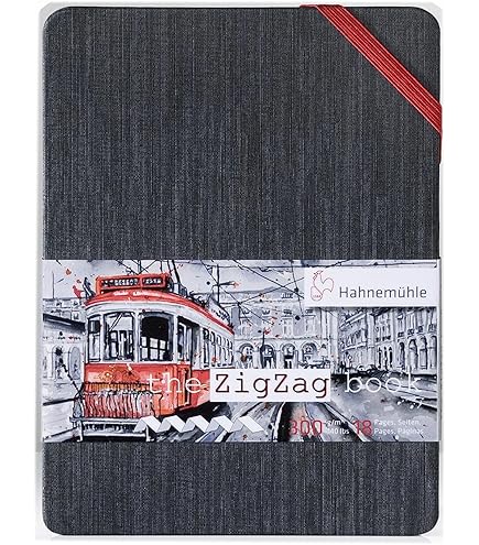 Amazon.com: The Zig Zag Book 300gsm Accordion Fold Watercolor