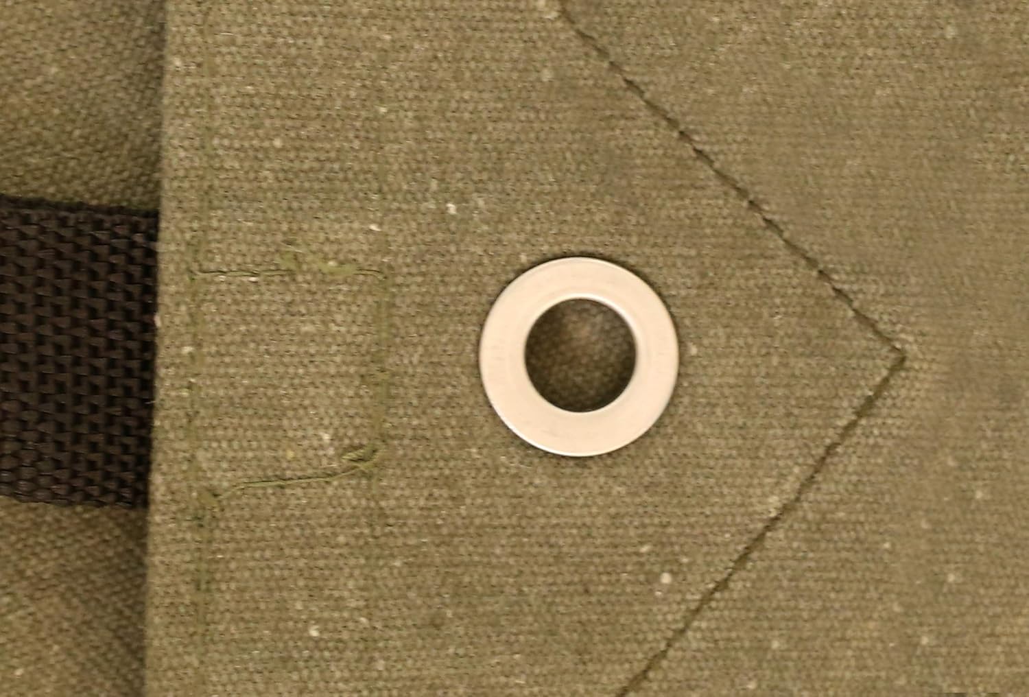 Reinforced Edges Canvas Tarp Heavy Duty Waterproof 18 oz Mold & UV