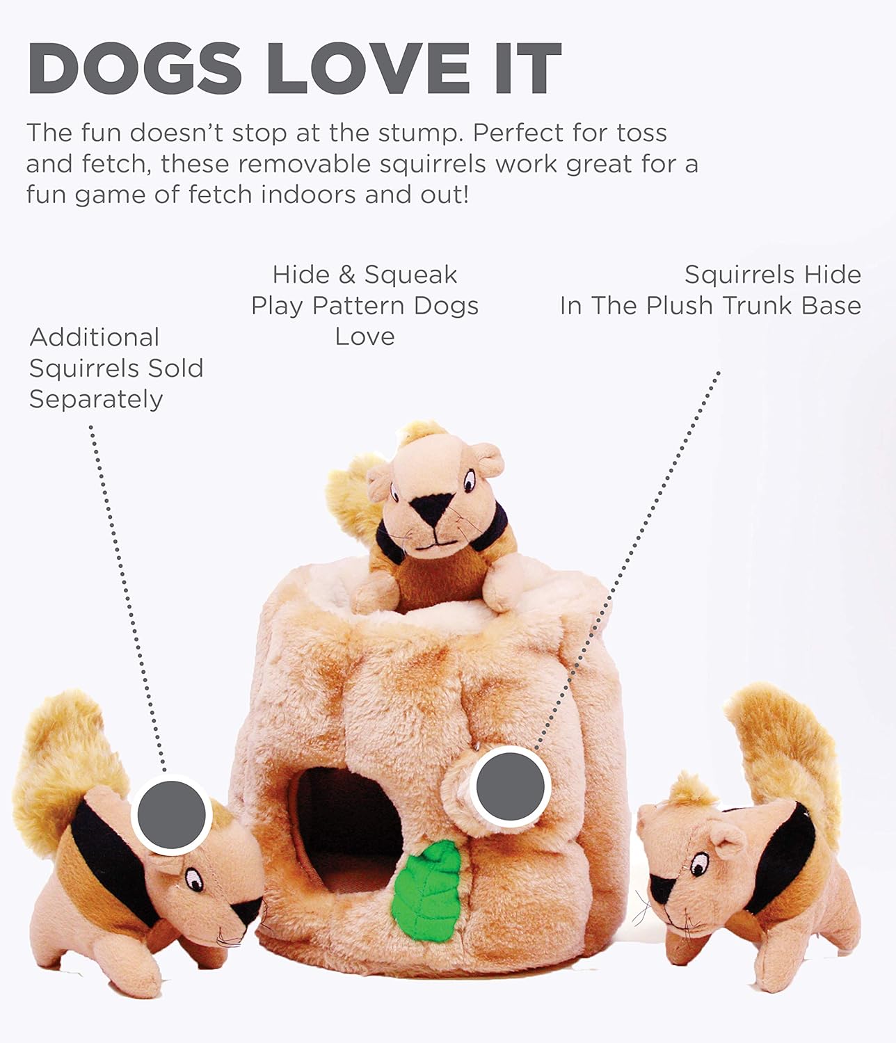 hide a squirrel dog toy amazon