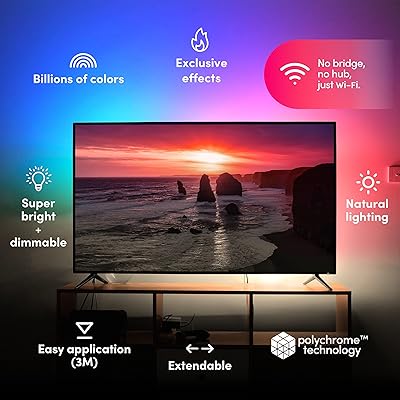 Buy Lifx Lightstrip 3 3 Starter Kit Wi Fi Smart Led Light Strip Full Color With Polychrome Technology No Bridge Required Works With Alexa Hey Google Homekit And Siri Online In Kazakhstan By24q
