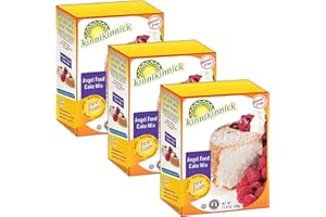Kinnikinnick - Angel Food Cake Mix - Gluten Free, Allergy Friendly Cake Mix - 15.9 oz. Boxes - 3 Pack