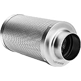 VIVOSUN 4 Inch Air Carbon Filter Odor Control with Australia Virgin Charcoal for Inline Fan, Grow Tent Odor Scrubber, Pre-fil