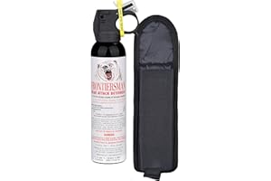 SABRE Frontiersman 9.2 fl oz. Bear Spray, Maximum Strength 2.0% Major Capsaicinoids, Powerful 35 ft. Range Bear Deterrent, Ou