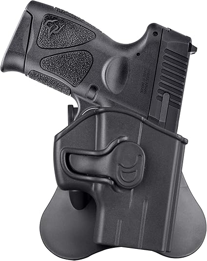 Amazon Com G3c 9mm Holster For Taurus G3 G2c G3c G2 Pt111 Pt132 Pt138 Pt140 Taurus Tx22 Open Carry G3 Holster Tactical G2c Gun Holster 360 Adjustable Owb Paddle Right Handed Sports Outdoors