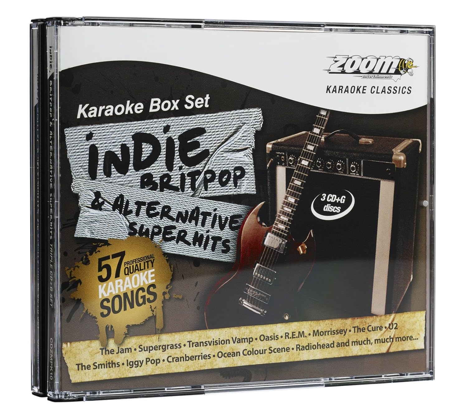 Zoom Karaoke Zoom Karaoke Indie, Britpop & Alternative Superhits Box Set 57 Songs Triple
