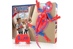 FirYawee Wall Climbing Remote Control Chameleon, Remote Control Robot Kids Toys, 360° Rotating RC Stunt Car with Light, Rechargeable RC Robot Toys for 3-12 Year Old Boys Kids