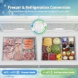 COMFEE RCC102WH2UK(E) 99L Freestanding Chest Freezer Convertible Fridge view 5