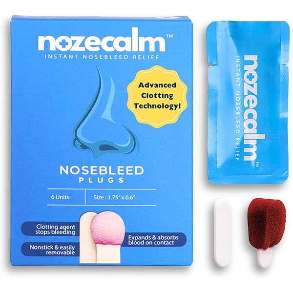 Amazon.com: PACK OF 3 EACH NASALCEASE FOR NOSEBLEEDS 5/BX 1EA PT