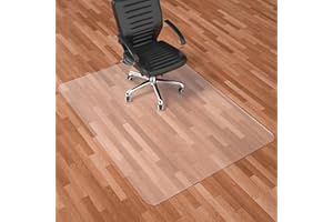 Naturehydro Large Office Chair Mat for Hardwood Floor - 60" x 46" Plastic Rolling Chair Mat for Hard Wood Tile Floor Protection, BPA and Phthalates Free (Rectangle)