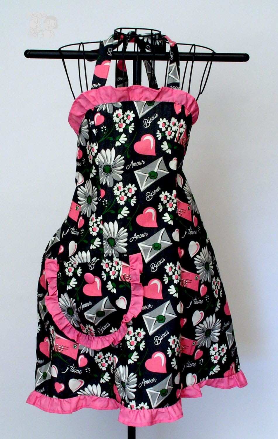 Jessie Steele Floral Love Letters Antoinette Apron