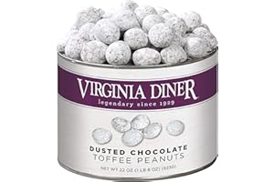 Virginia Diner Gourmet Dusted Toffee Virginia Chocolate Fancy Peanuts, Milk Chocolate Covered, Heart Healthy22 oz (Pack of 1)