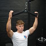 GYM MASTER Lat Pull Down Cable Attachment Handle Max Grips D view 3