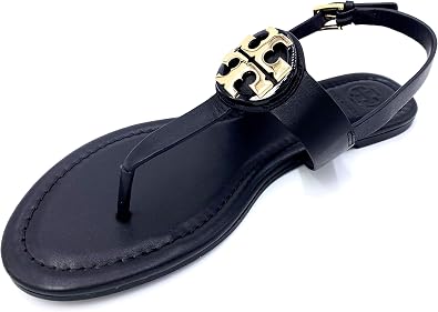 black flat thong sandals