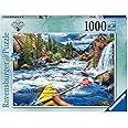 Ravensburger Whitewater Kayaking Puzzle - 1000-Piece Jigsaw for Adults | Unique Piece Design | Softclick Technology Vibrant, Glare-Free Artwork | Sustainable Forestry Certified