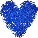 Yowamho Loom Rubber Band Refill, Dark Blue 900 Pcs. | Children's Hair Ties, Colorful Colors, DIY Activities, Jewelry Making, Friendship Bracelet
