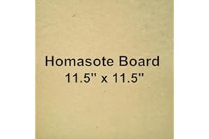 Glassco Homasote Board for Stained Glass Work Surface | Approx 12 x 12 Heat Resistant Cutting Board | Cutting Mat Stained Glass Supplies and tools for Table and Countertop Protection