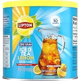 Lipton Diet Lemon Iced Tea Mix &ndash; Pack of 2, 10 Quarts Each (Total 20 Quarts) &ndash; Zero Sugar, Caffeinated Powder Drink Mix