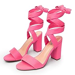 Trary Heels for Women, Hot Pink Heels, Womens