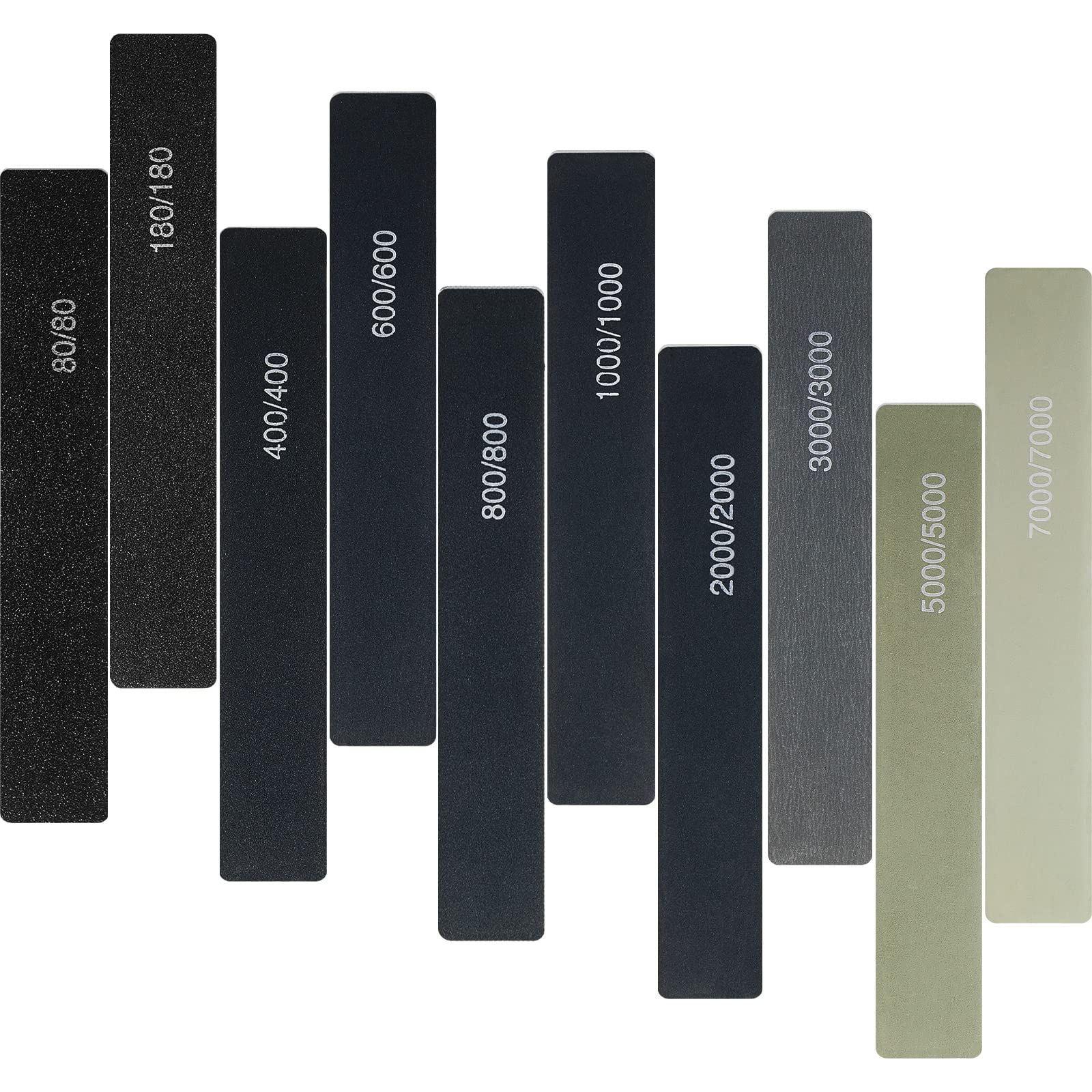 Photo 1 of Honoson 10 Pcs Sanding Sticks Buffing Sanding Sticks for Plastic Models Assorted Grits Crafts Metal Wood Sandpaper Tools(Low Grits Rating,Classic Style)