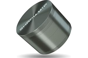 SKROM MYP Spice Grinder Aluminum 3.0 Inch Grey