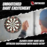 Ruthless Hot Shot Dart Board Endurance 450mm 38mm Depth with 2 Sets Darts view 8