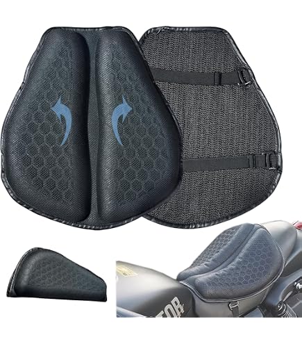 Anlstart Motorcycle Seat Cover - Universal DIY Faux Leather, 39.37 X 27.56 Inches Black - View #4