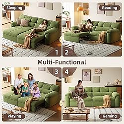 Sofa Bed, Sleeper Sofa Convertible Cloud