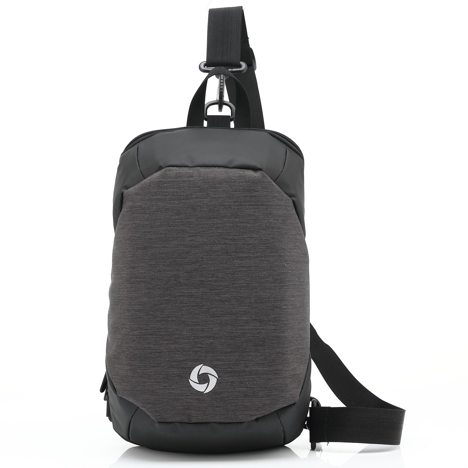 Fresion Men Women Back Packs Water Resistant Unbalance Chest Pack Shoulder Cross Body Bags Gym Travel Daypacks Gray