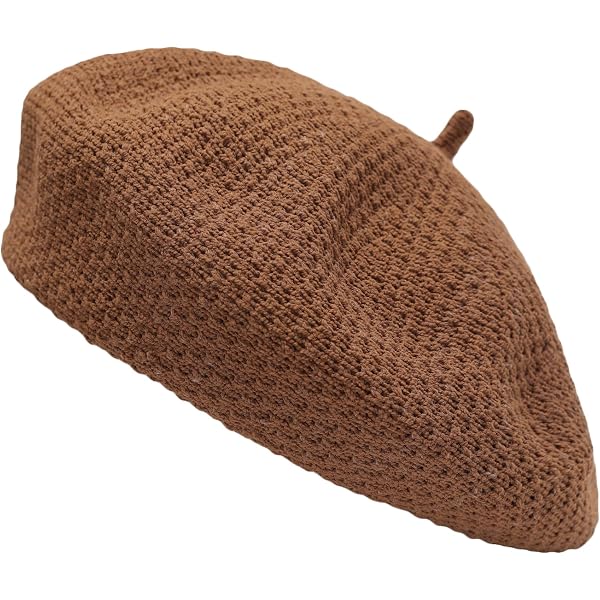 7986 Meyaus Women Summer Polyester Woven Sunhat Artist Painter Beret Sun Hat Meyaus Women Summer Straw Woven Sunhat Classic French Style  main image 4