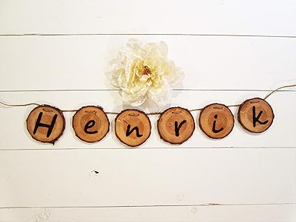 Amazon Com Olga212patrick Custom Name Banner Rustic Name Banner