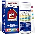 pH Test Strips 0-14,Universal Litmus Paper pH Test Strips for Water & Food,Soap Making and Most Liquids Testing,125 ct Fast A