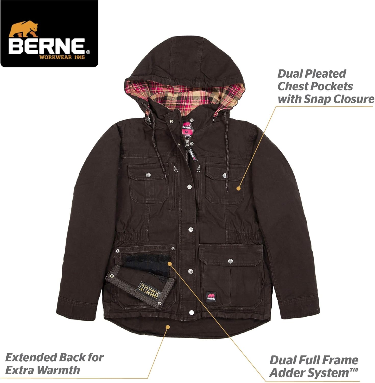 Berne Women's Lima One Three Coat: Clothing