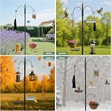 Urban Deco Bird Feeding Station Kit with Deluxe Feeders and Tray view 6