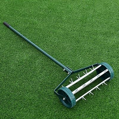 Push Lawn Aerator Home Depot / Buy Rolling Lawn Aerator 18 Inch Garden Yard Rotary Push Tine Heavy Duty Spike Soil Aeration 50 In Handle Silver Online In Indonesia B07ply2265 / A less common form of aeration, it's best for soil.