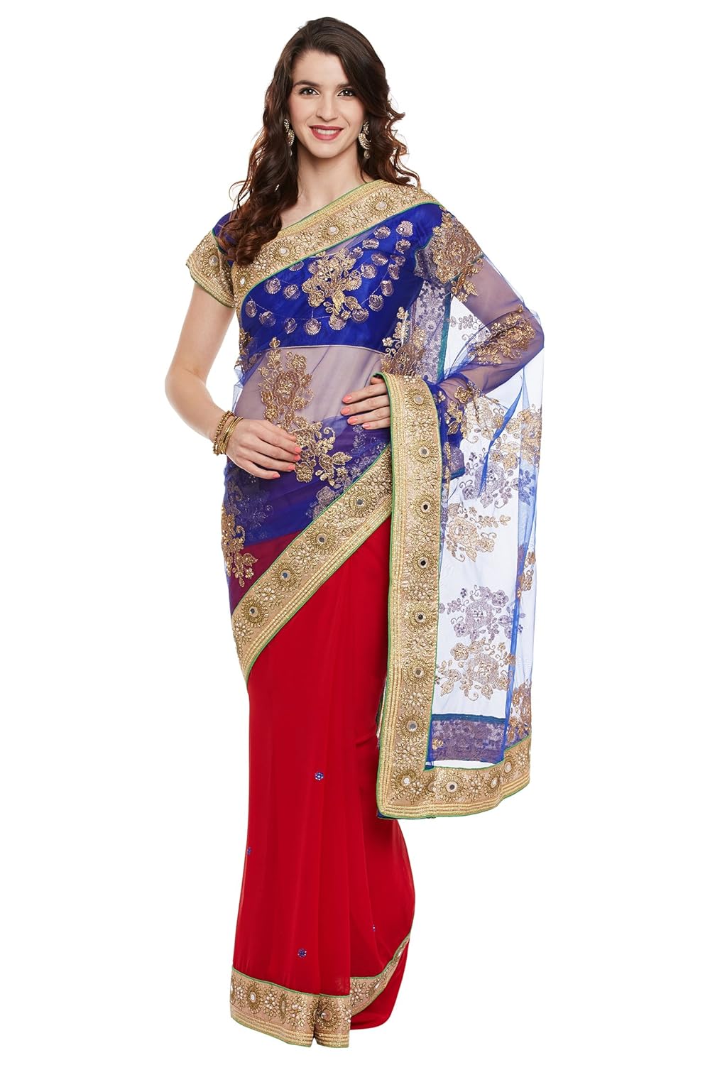 chhabra 555 women's saree with blouse piece